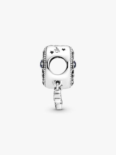 Charm En Plata De Ley Estrella & Luna Creciente