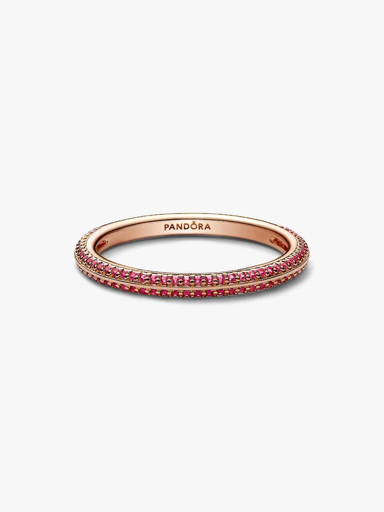 Anillo Pavé Rojo de Pandora ME