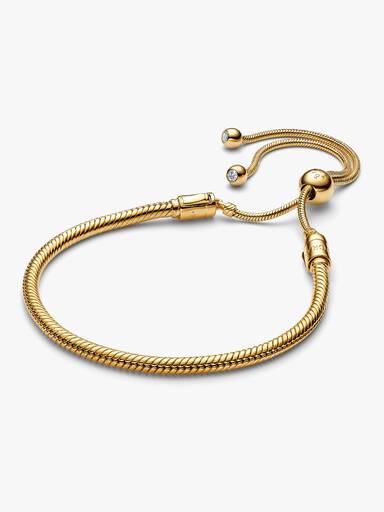 Brazalete Pandora Moments Cadena de Serpiente con cierre Deslizante