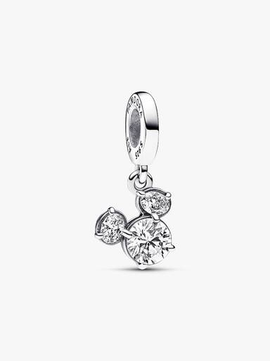 Charm Colgante Silueta Cabeza Brillante de Mickey Mouse
