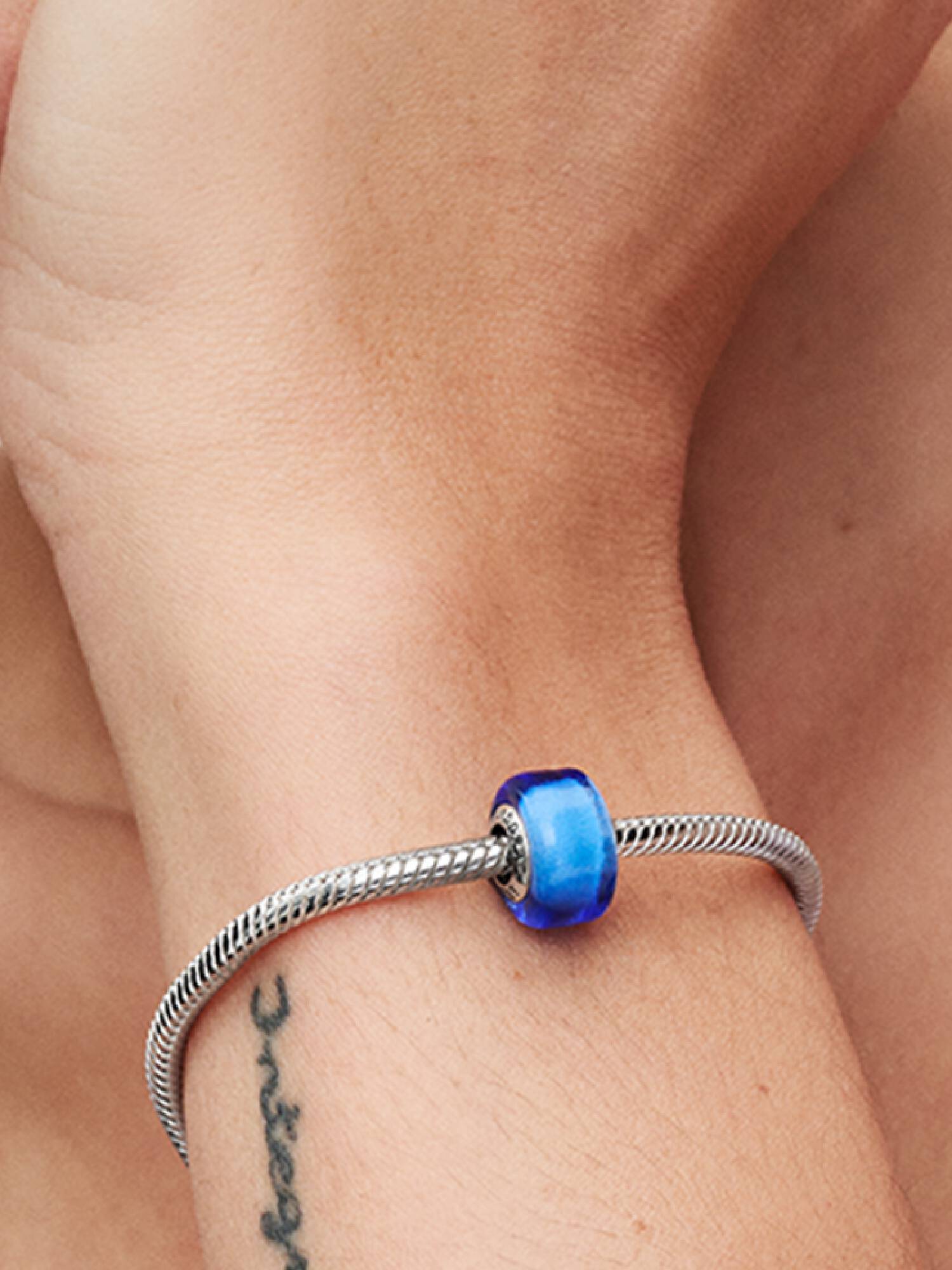 Charm Mini Cristal de Murano Azul