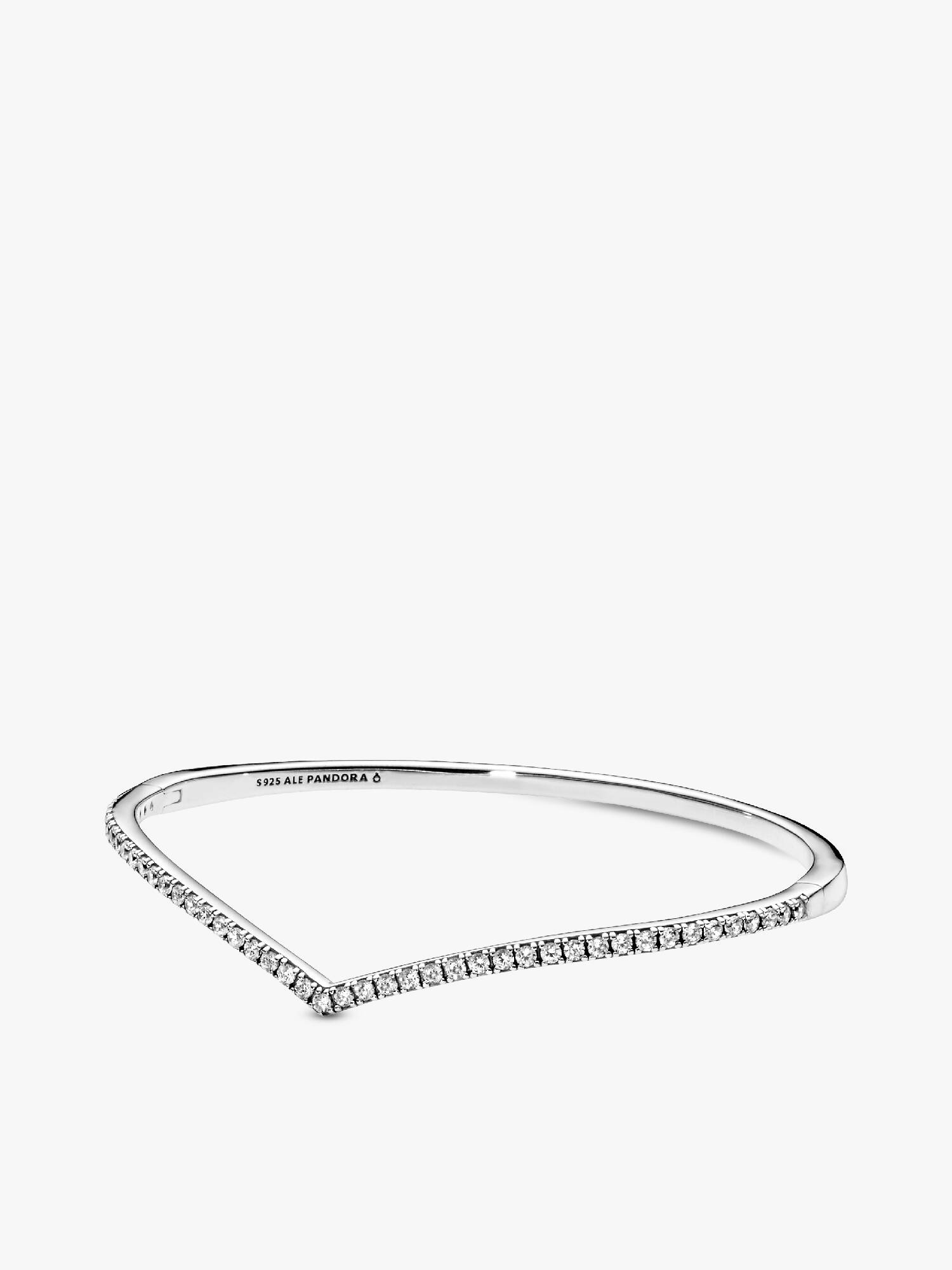 Brazalete rígido Hueso de los deseos deslumbrante