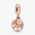Charm Colgante Generaciones De Familia Recubrimiento en Oro Rosa de 14k Talla única Charm Colgante Generaciones De Familia Recubrimiento en Oro Rosa de 14k Talla única