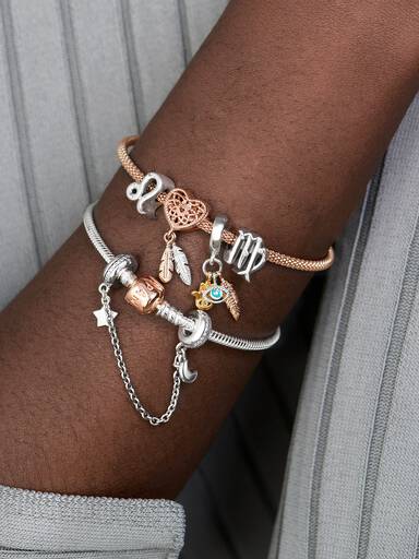 Charm Colgante Espiritualidad Jamsa, Ojo que Todo lo Ve y Pluma Talla única