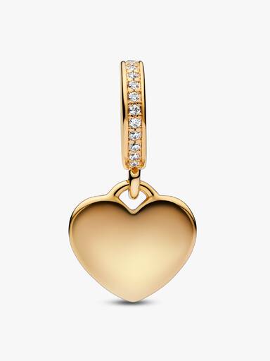 Charm colgante Corazón grabable Talla única