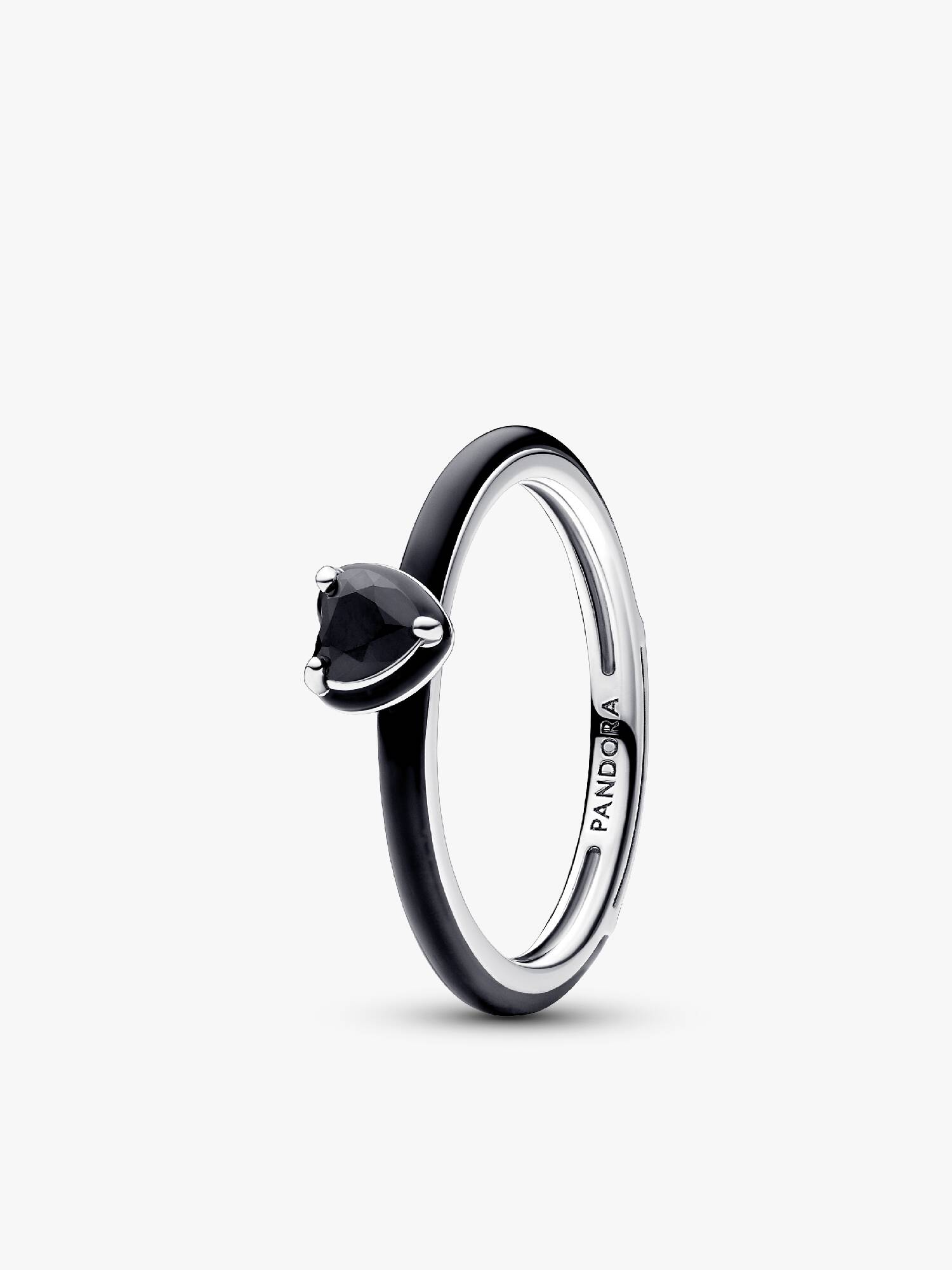 Anillo Pandora ME Corazón Chakra Negro