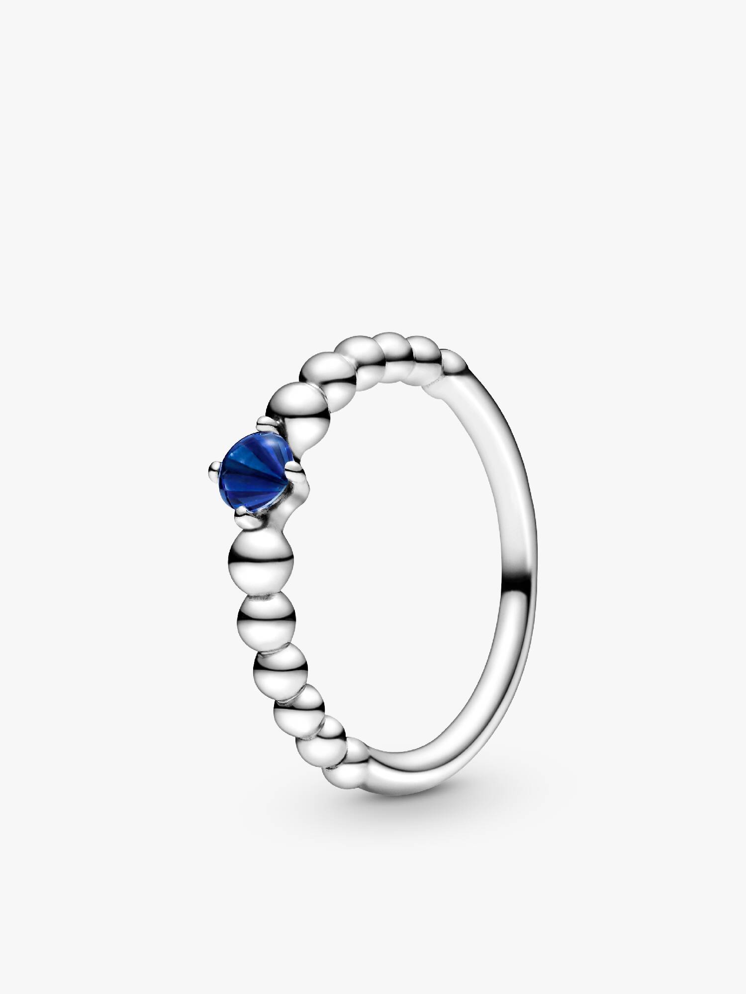 Anillo de Cuentas Azul Mar