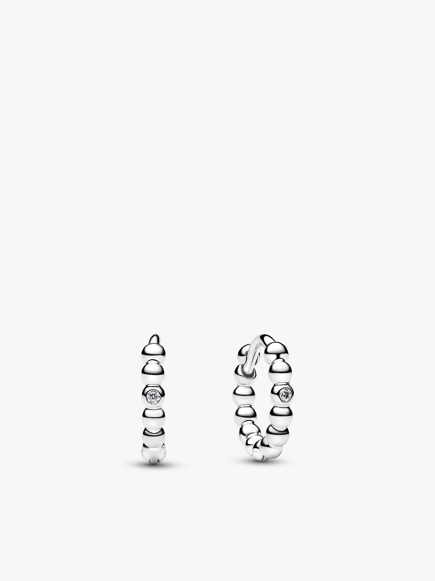 Aros Huggie con cuentas