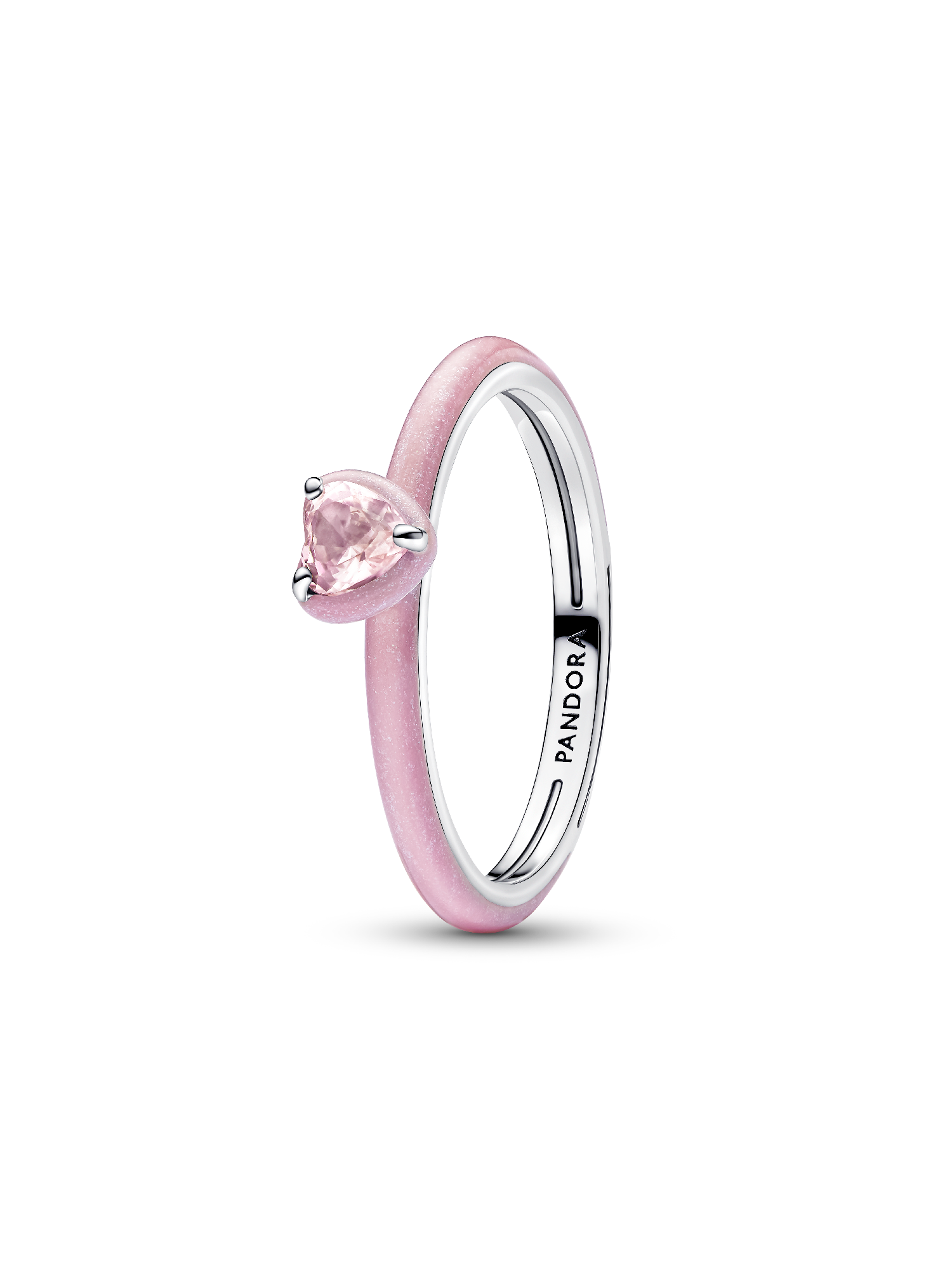 Anillo corazón chakra rosa