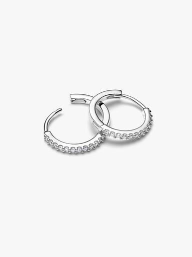 Aros de Aro Mini Brillantes