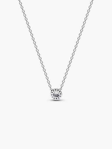Collar Halo Redondo Brillante