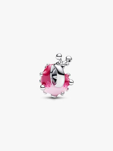 Charm caracol Rosa