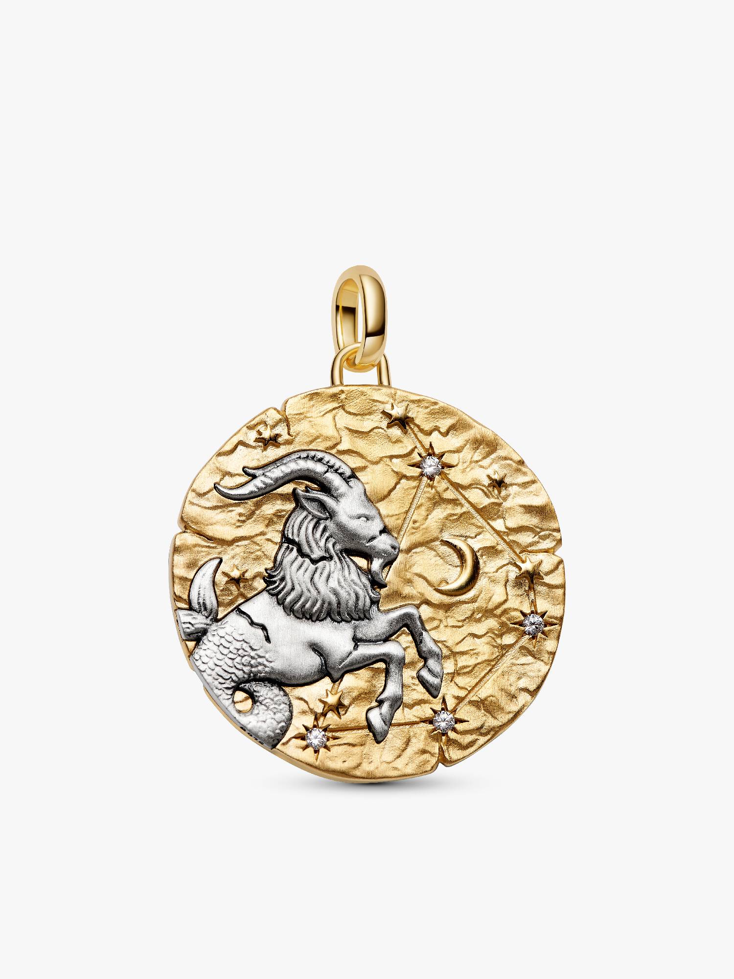 Charm Medallón grande del Signo del Zodiaco Capricornio