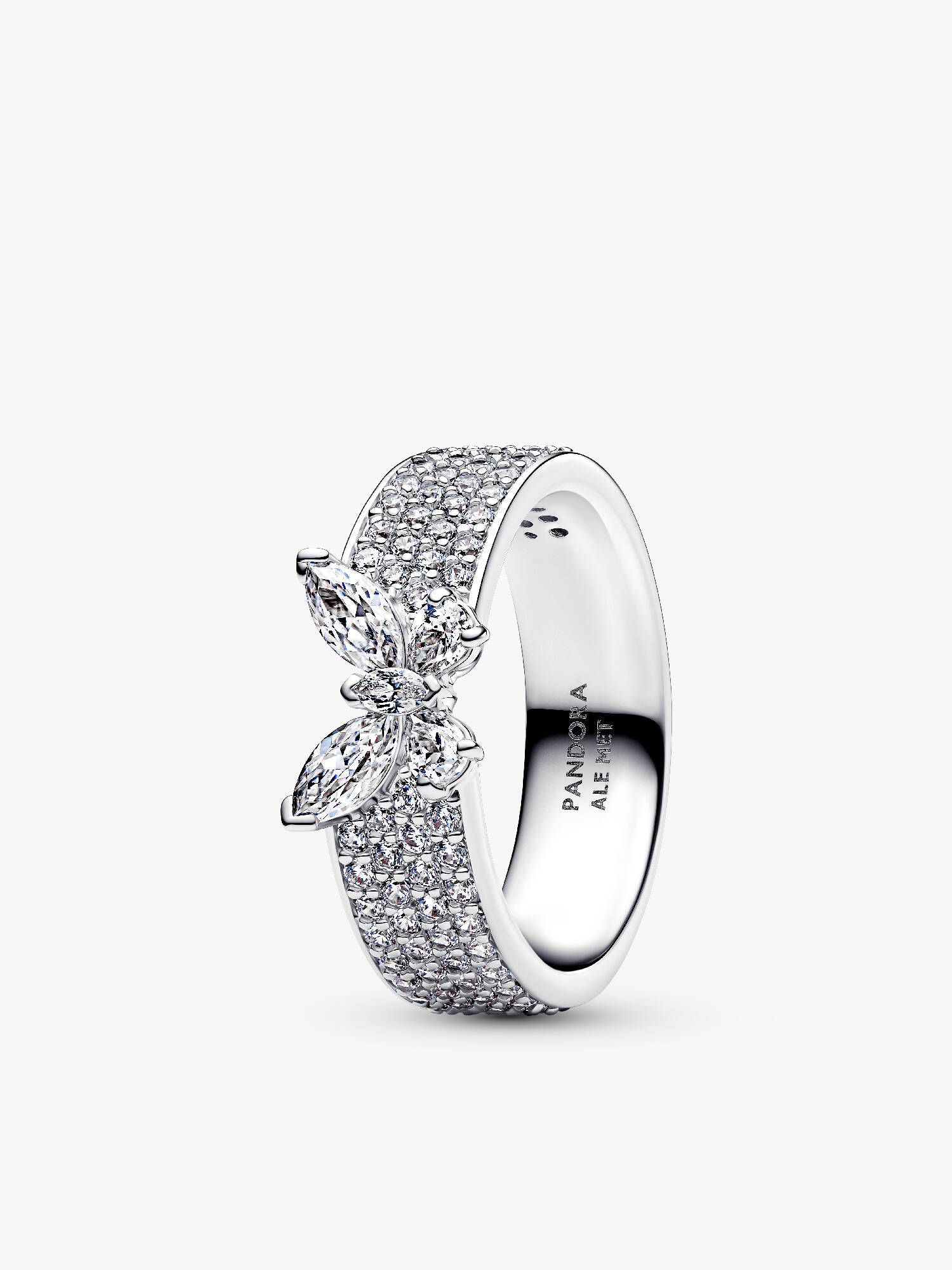Anillo Brillante Mariposa audaz
