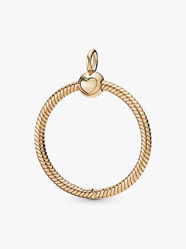 Medium 14k gold-plated O Pendant