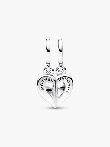 Charm colgante separable Madre e Hija Pandora Plata Esterlina