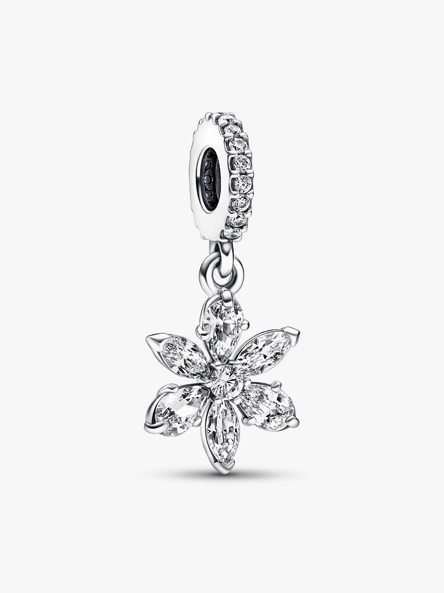 Charm colgante Racimo herbario reluciente Pandora Plata Esterlina