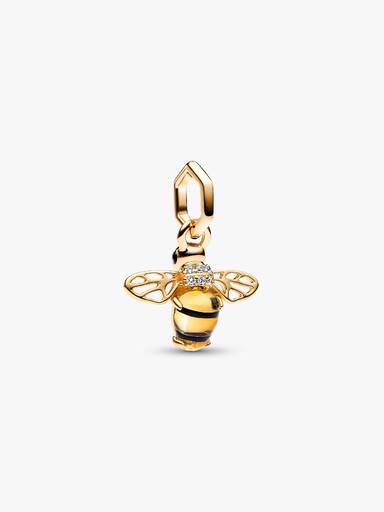 Charm colgante Abeja Brillante