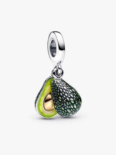 Set Collar con Charm Colgante de Aguacate