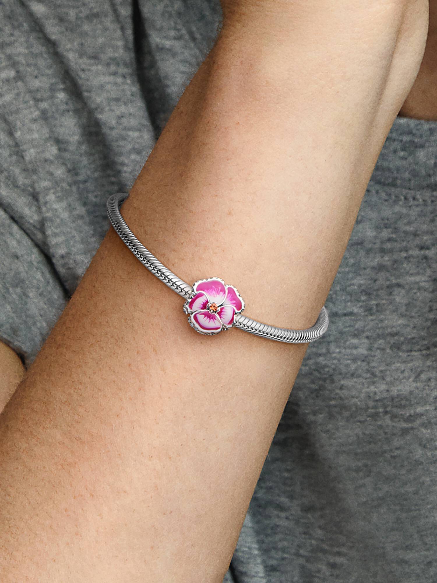 Charm Pensamiento Rosa