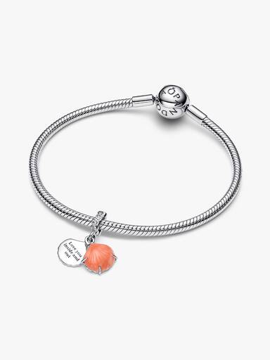 Dije Colgante Doble Concha Coral