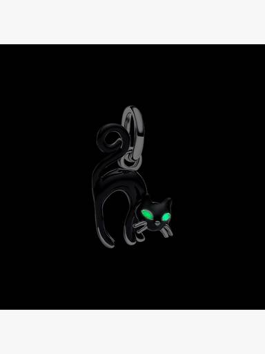 Charm Colgante Gato Negro