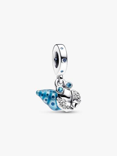 Charm Colgante Cangrejo Ermitaño Que Brilla en la Oscuridad Talla única