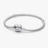 Brazalete Pandora Moments cadena de serpiente con broche de corazón Brazalete Pandora Moments cadena de serpiente con broche de corazón