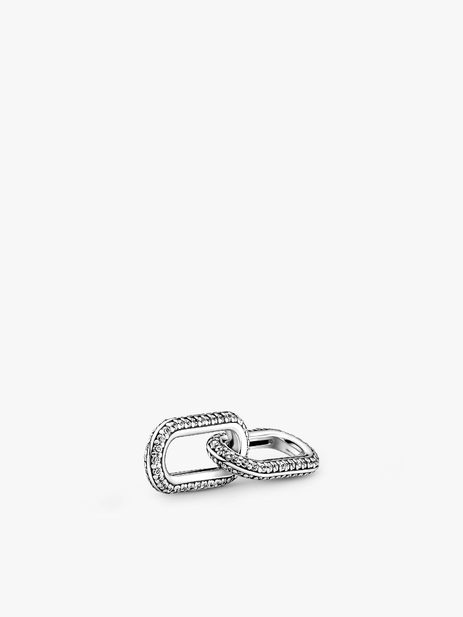 Eslabón De Estilo Doble En Pavé Brillante Pandora Me