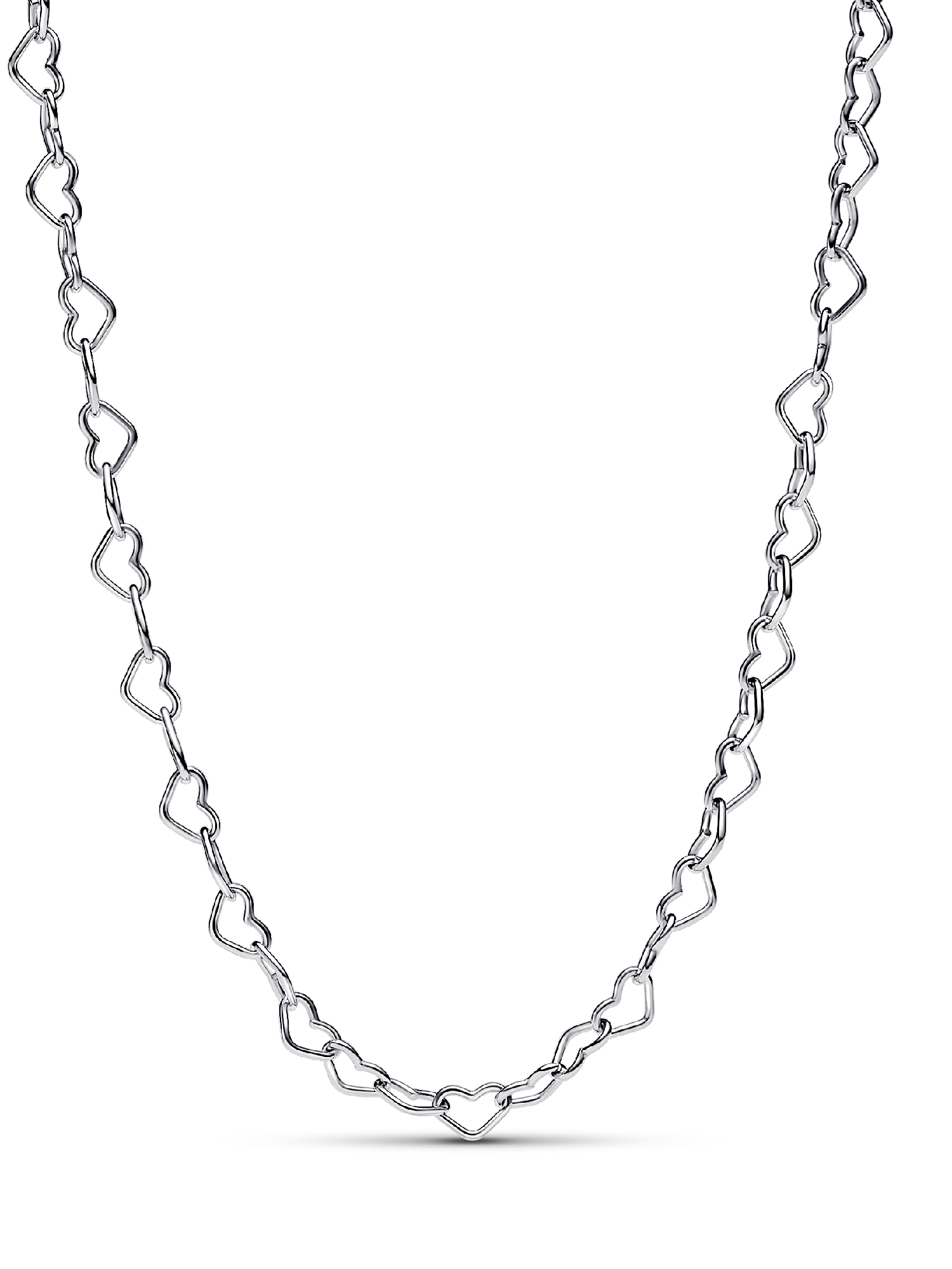 Collar Corazones Unidos Plata