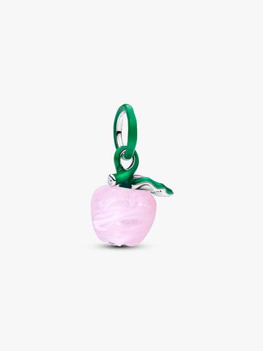 Charm de manzana rosa Murano
