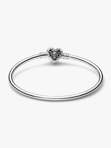 Brazalete rígido con broche de máscara de Spider-Man de Marvel de Pandora Moments
