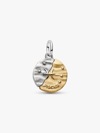 Charm Medallón del signo del zodiaco Piscis