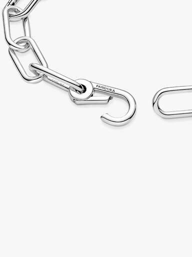 Brazalete De Cadena De Eslabones Tres Conectores Pandora Me