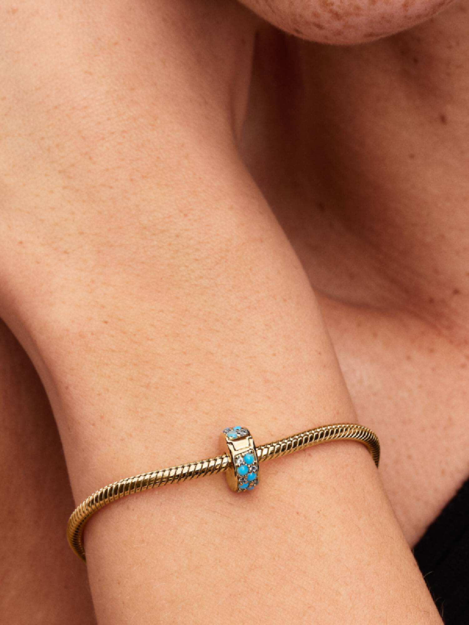 Charm de Clip Azul Agua Talla única