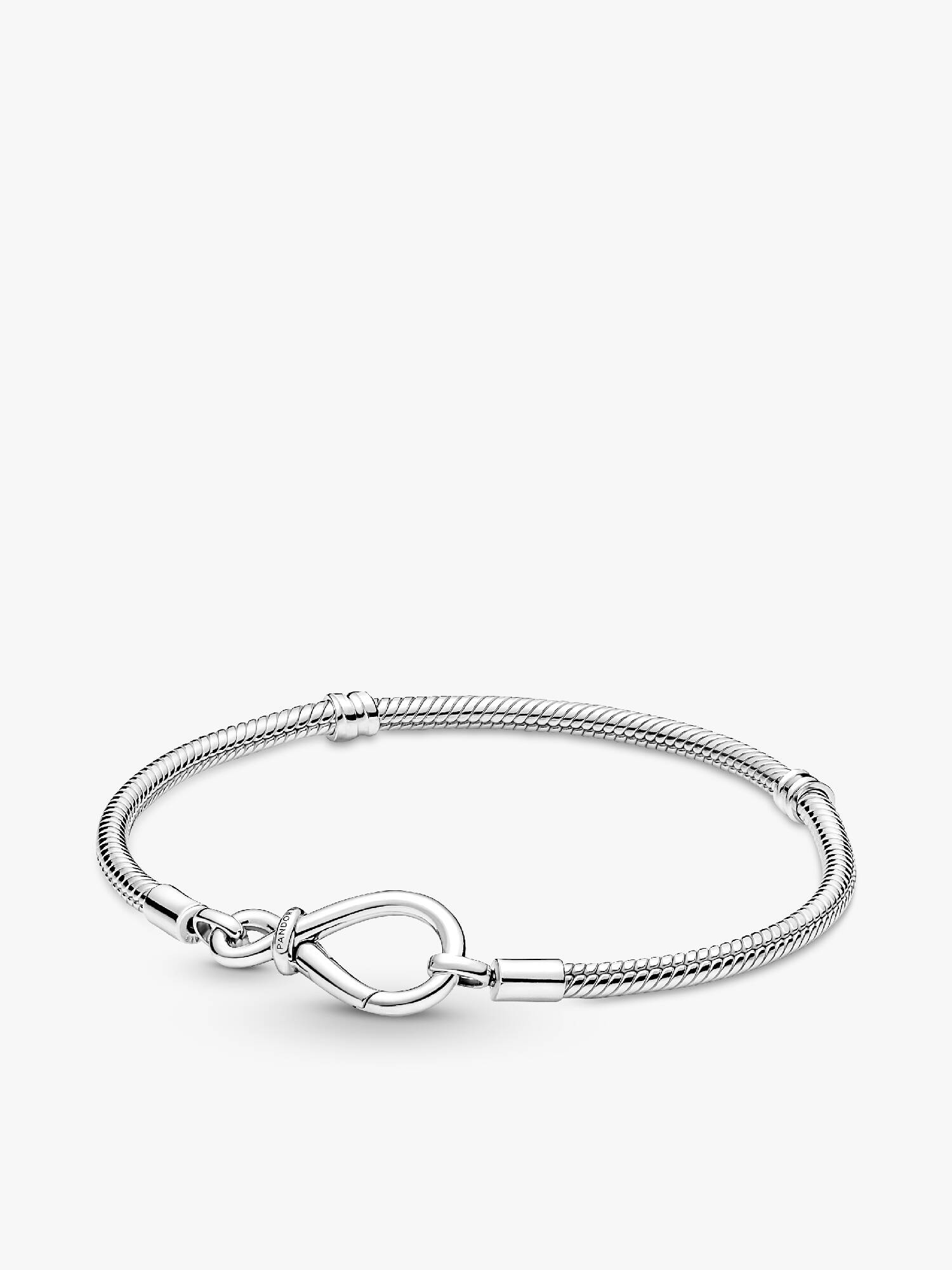 Brazalete Cadena De Serpiente Con Nudo Infinito Pandora Moments 16 cm