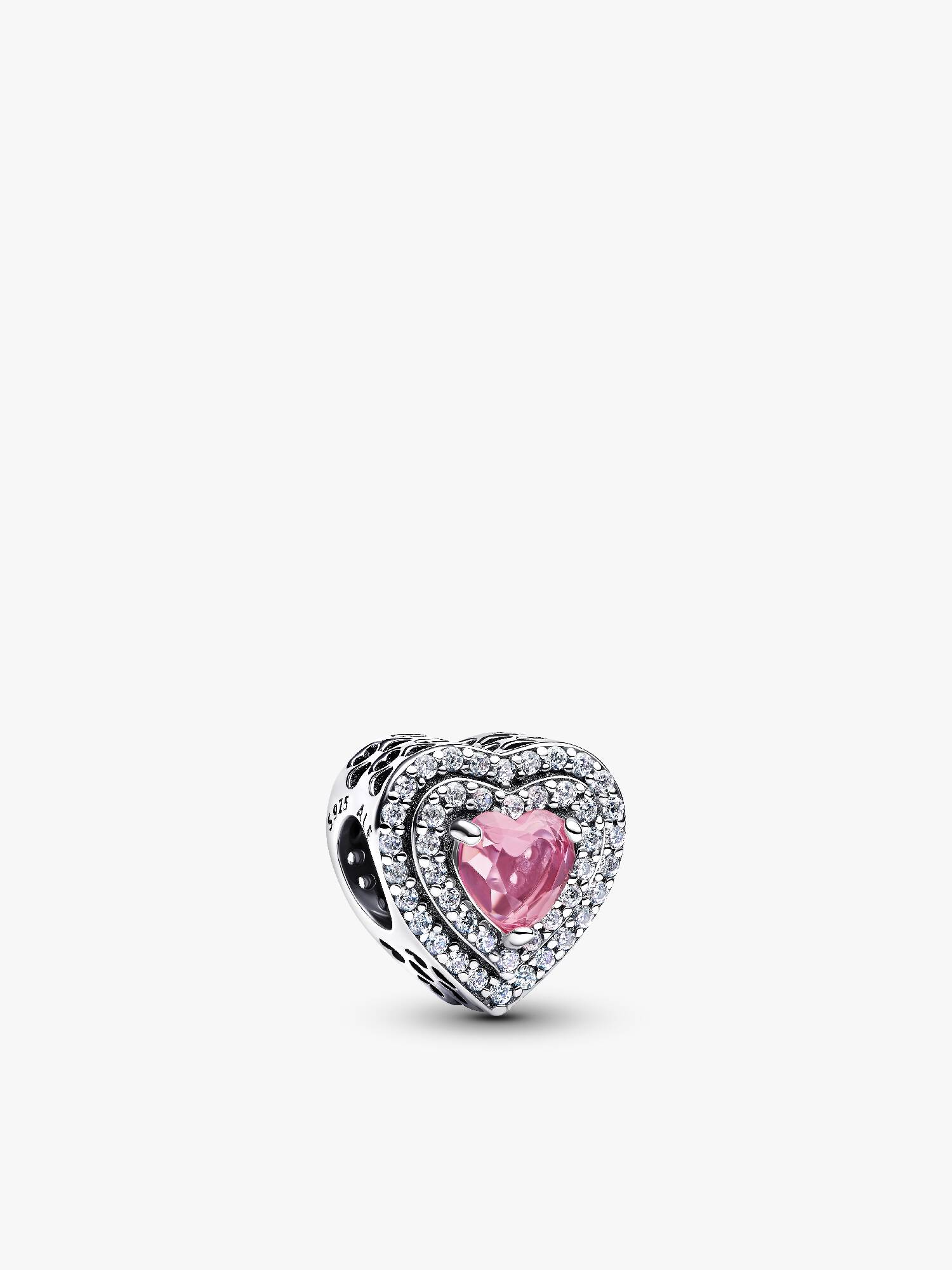 Charm Corazón Nivelado Brillante