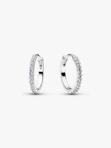 Aros de Aro Mini Brillantes