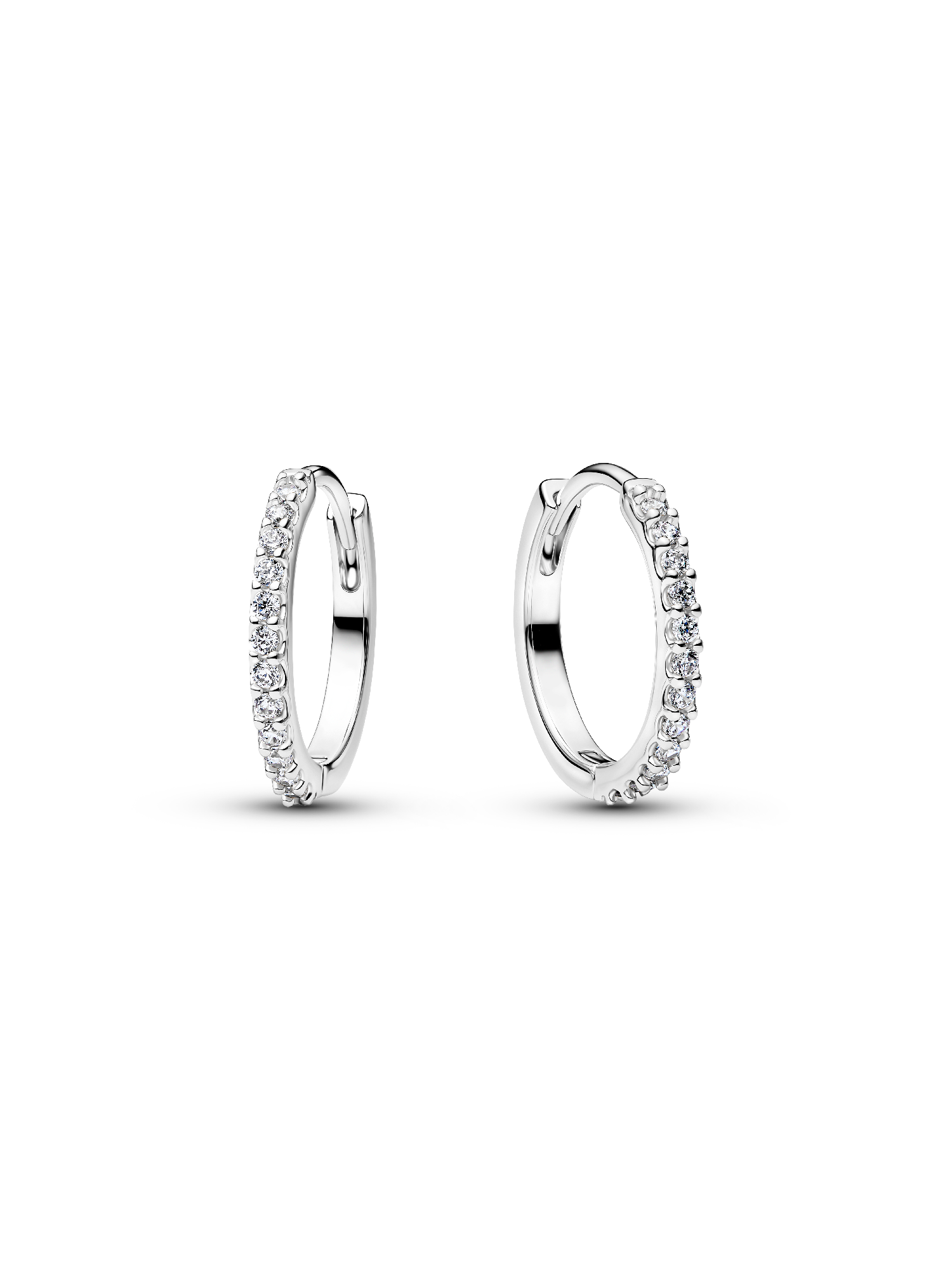 Aros de Aro Mini Brillantes