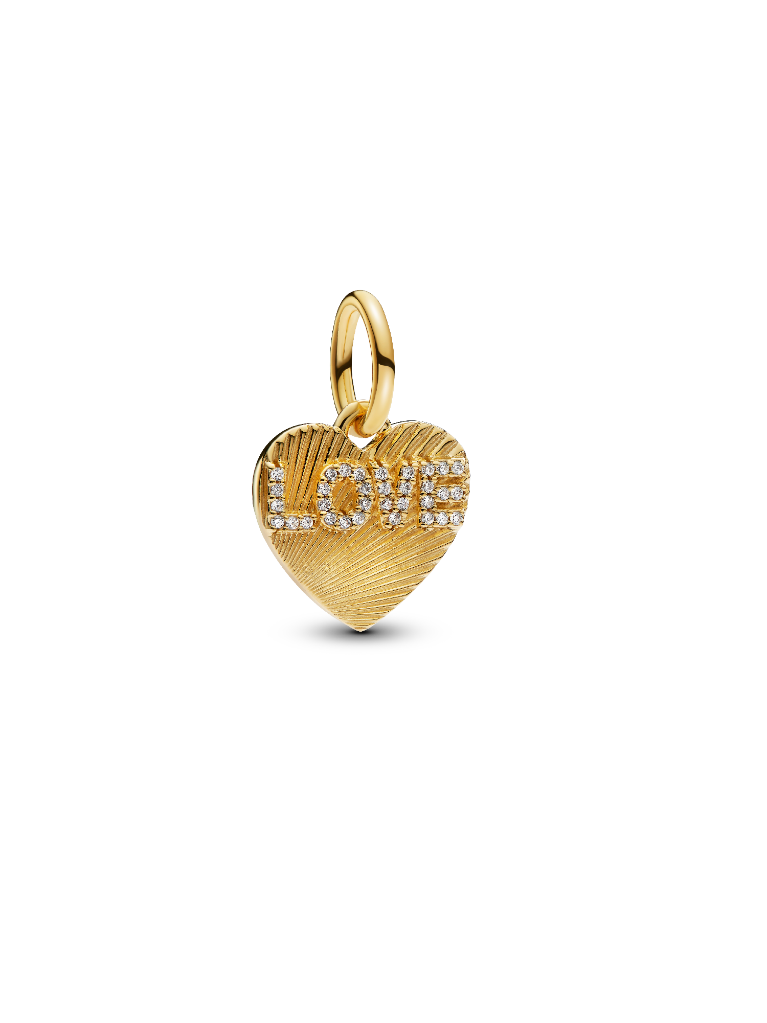 Charm Dije Grabable Corazón Amor Dorado