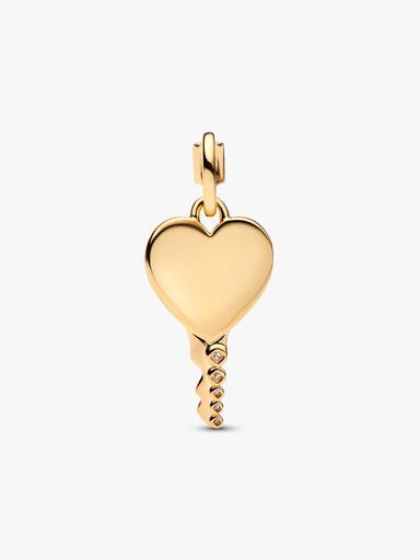 Colgante llave de Corazón Grabable