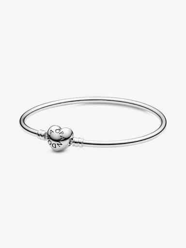 Brazalete con broche de corazón Pandora Moments