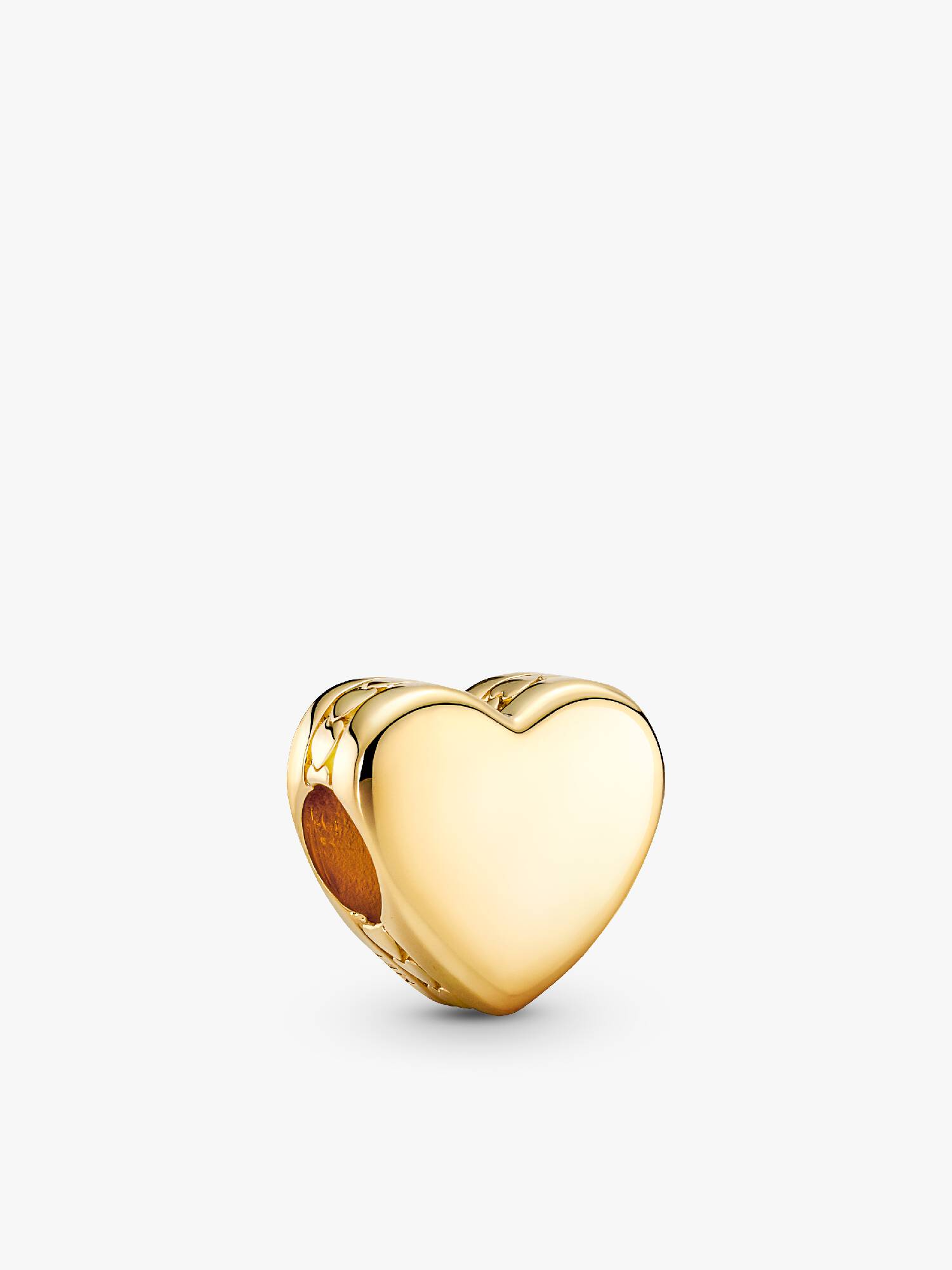 Charm Corazón para Grabar Dorado