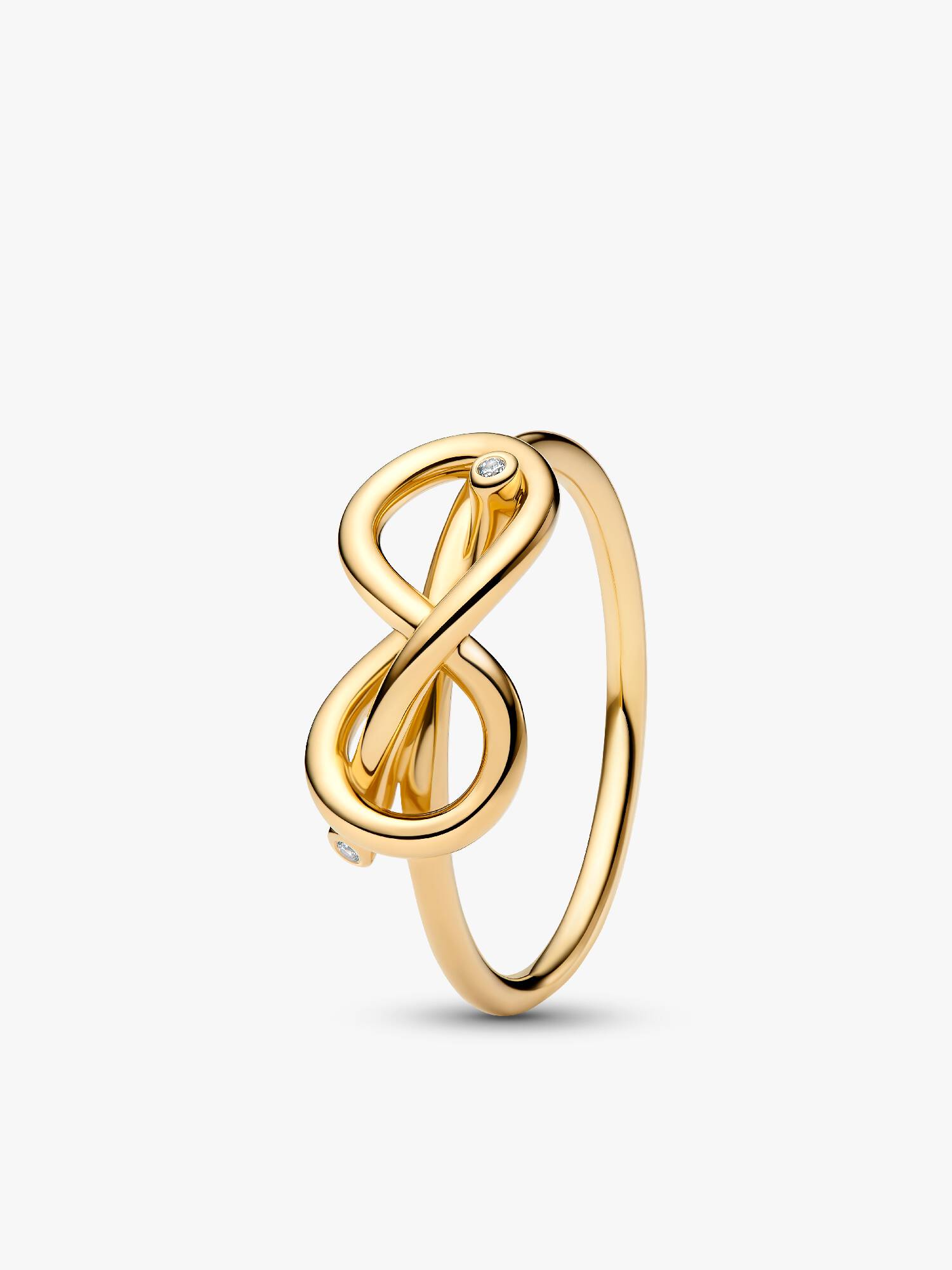 Anillo Nudo Infinito Dorado