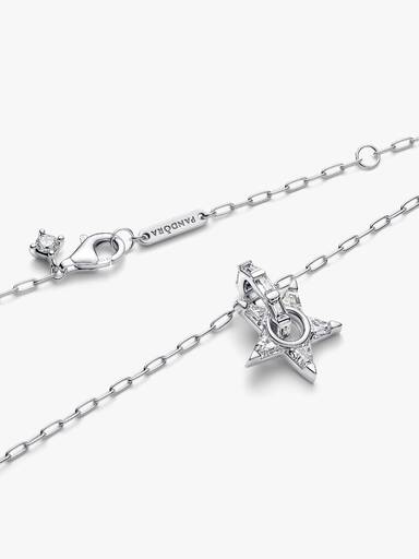 Collar con pendiente Stella brillante calada