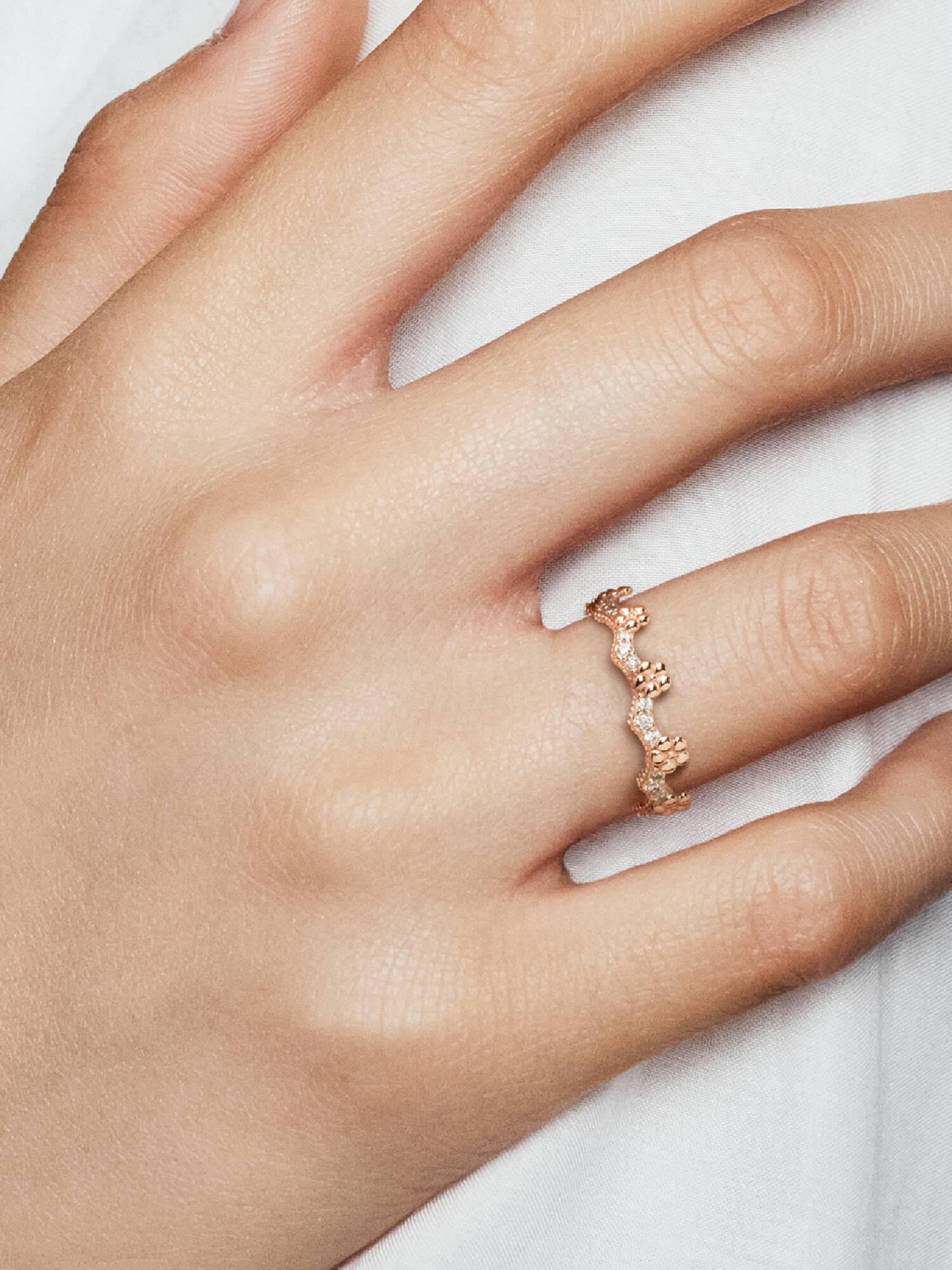 Anillo Corona de Flores