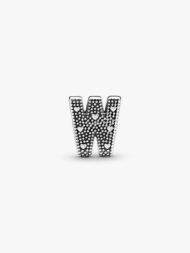 Charm del alfabeto letra W Talla única