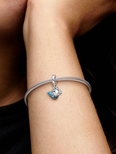 Charm Colgante Cangrejo Ermitaño Que Brilla en la Oscuridad Talla única