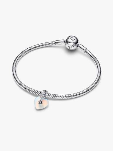 Charm Colgante Estrella Fugaz y Corazón