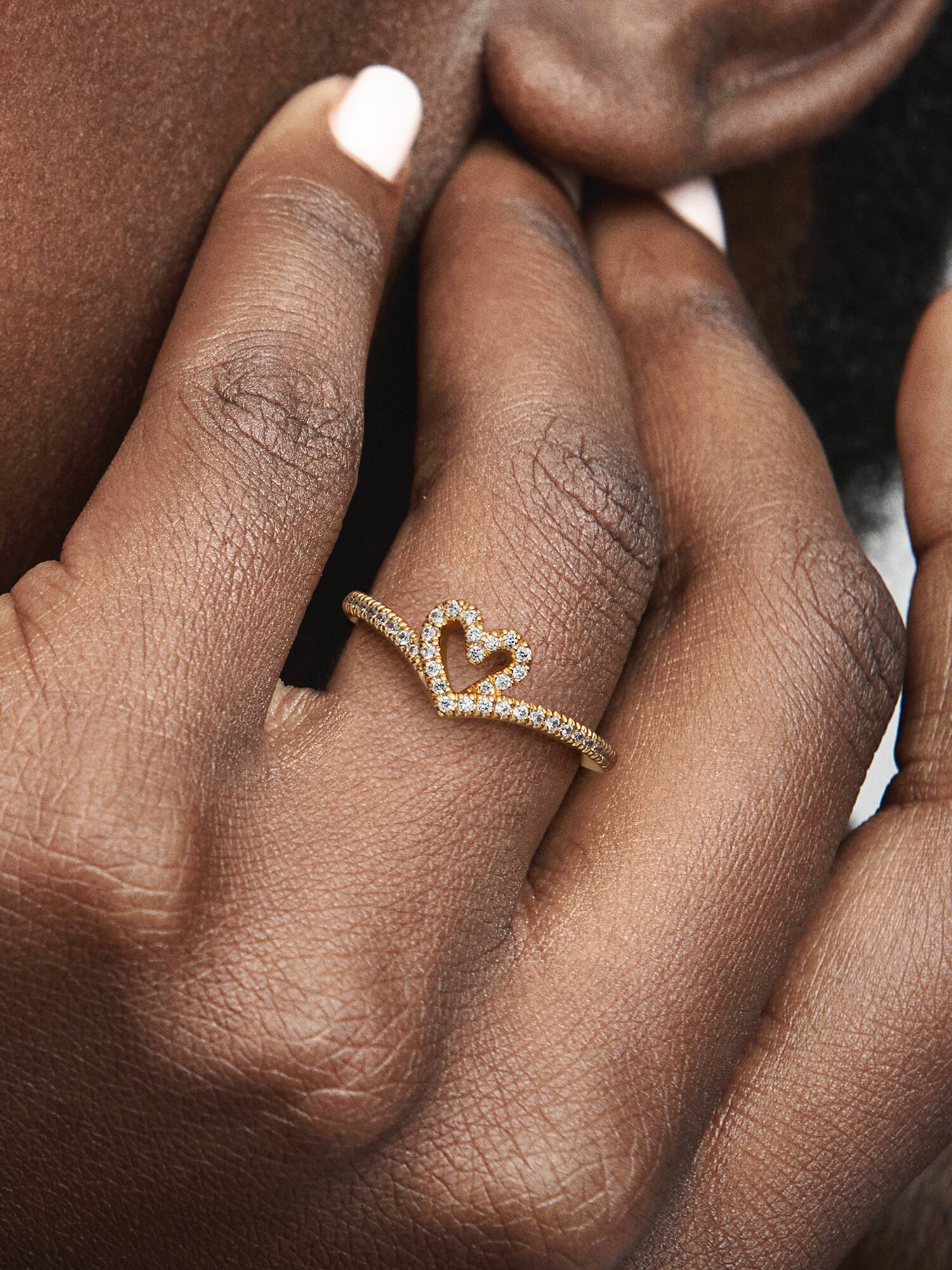 Anillo Corazón Deseo Brillante